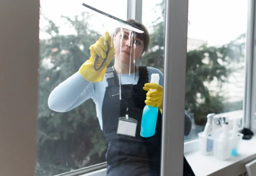 Nettoyage de vitres intérieures et extérieures à Givraines